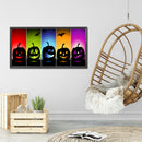 Full Round Drill Diamond Painting Pumpkin Monster Pictures Handiwork Art Mosa