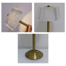 Dormitory Eye Protection Dimmable for Bedside Table Lamp LED Crystal Hat Shape
