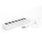 7 Ports High Speed USB 2.0 Hub Splitter w/ON/OFF Switch for Laptop (White)