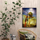 Helmet on Cross Oil Paint By Numbers Kits DIY Canvas Wall Art Picture Home
