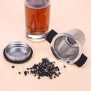 Stainless Steel Tea Strainers Infuser Steeping Loose Leaf Tea Filter(Black)