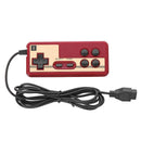 Wired 8 Bit TV Red and White Machine Game Player Handle Gampad Controller Newly