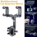 360° Rotatable And Retractable Car Phone Holder Multifunctional Rearview Mirror`
