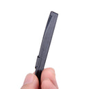 6-String Guitar Bridge Pins Saddle Nut Acoustic Cattle (Black) Newly