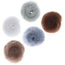 Faux Rabbit Fur Hair Ropes Hair Bands Plush Hair Scrunchies Pop Circle