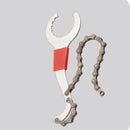 VXM 3-in-1 Bicycle Cassette Remover, Chain Repair Key, Tool Accessories