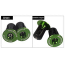 MEROCA 2pcs Bicycle Bar Grips End Cap Road Bike Handlebar End Plug (Green) Newly