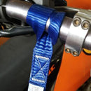 8pcs Soft Loop Motorcycle Tie-Down Straps 13x1 inch for Towing Cargo ATV UT