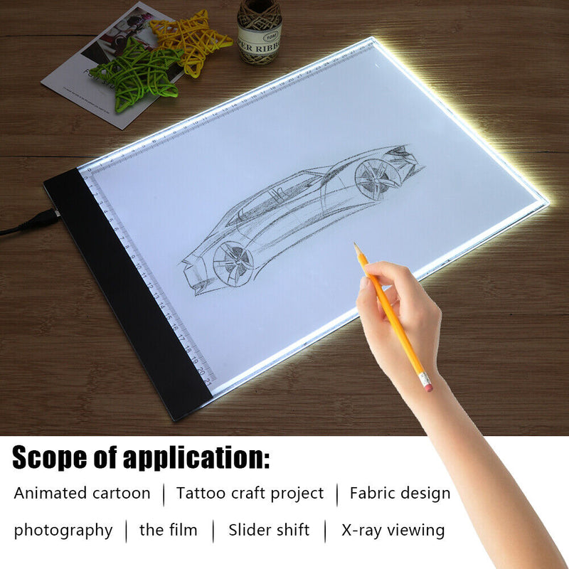 A4 LED Drawing Tablet Digital Graphic Pad Electronic Art Painting Writing Board