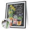 Letter Bonsai Colouring Oil Canvas Picture DIY Hand Painted Paint By Numbers Kit