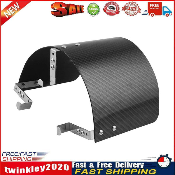 Cold Air Intake Cone Filter Cover Carbon Fiber Look for 2.5-5.5 inch Neck Newly