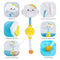 Kids Handheld Shower Head - Cloud Shaped Bathing Toys with Strong Suction