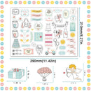 4* Wedding Planning Stickers Wedding Engagement Self-adhesive Planning O3Y2