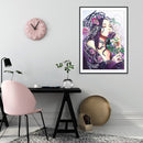 5D DIY Special Shaped Diamond Painting Girl Cross Stitch Kit Home Bedroom D