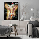 Butterflies Paint By Numbers Kit DIY Frameless Picture On Canvas Craft Art