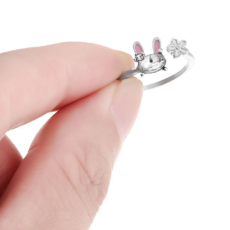 Women Opening Adjustable Gift Animal Rings Cute Ring Rabbit