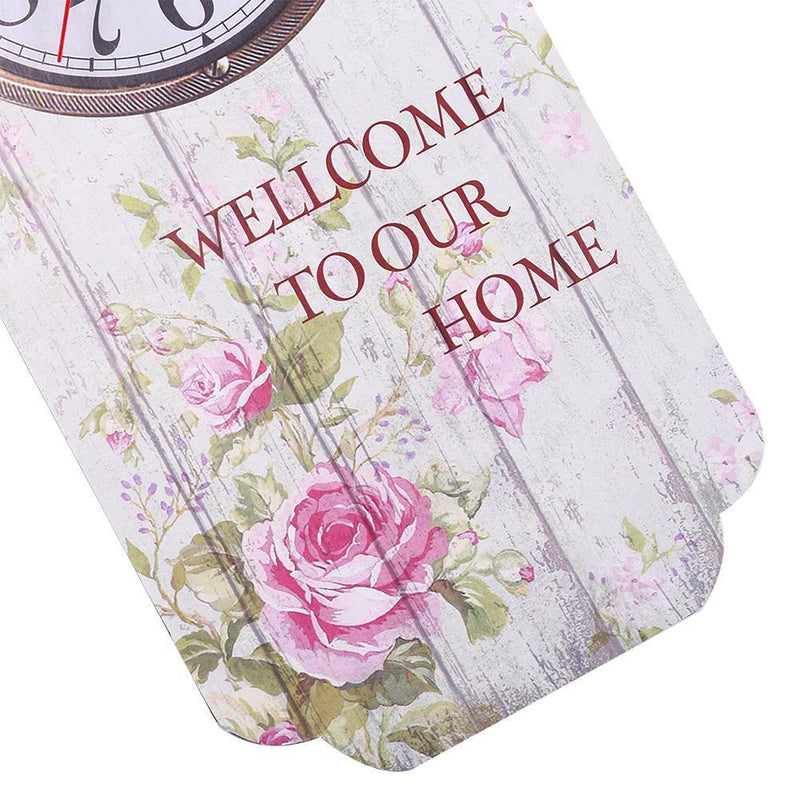 Europe Style Retro Wall Clock Hang Living Room Bedroom Home Bar Decor (2)