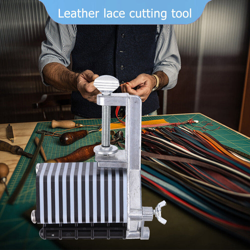 Leather Tabletop Lace Cutter for Striped Braid Lace for Making Clothes Machine