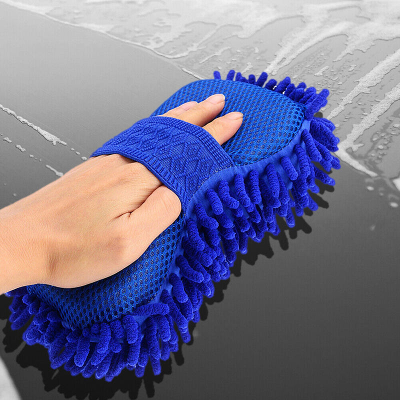 Chenille Microfiber Car Wash Sponge for Washing Car Truck SUV Motorcycle