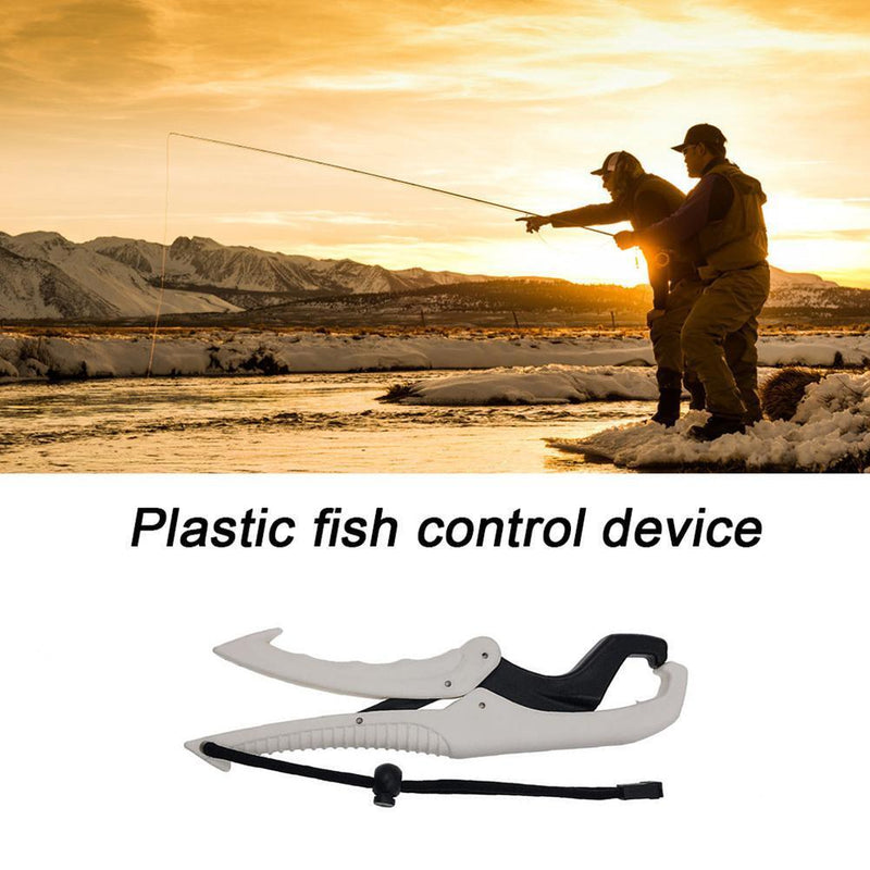 6 inch Fish Lip Controller Grip Holder Clamp Fishing Gripper Tools (White)