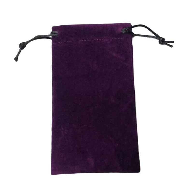 2x Velvet Pentagram Altar Tarots Tablecloth with Bags Divination Astrology To