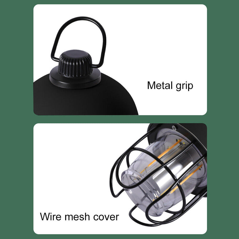 Mini Hanging USB Camping Lantern Stepless Dimming for Garden Decoration