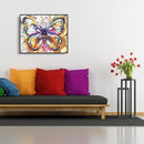 DIY Pictures By Numbers Butterfly Kits Acrylic Paints Coloring Oil Painting