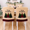 Christmas Dining Room Chair Back Cover Ornament Xmas Theme Party Indoor Decor`