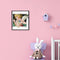 Embroidery Threads Set 14CT Stamp Print Canvas Cross Stitch Picture Needlework