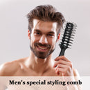 Ribs Comb Hairbrush Hairdressing Massage Hair Brush Salon Barber Styling Tool
