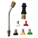 Pressure Washer Gun Adapter Extension Wall 5 Tips for Karcher K2 K3 K4 K5 K6 K7
