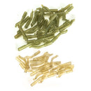 Carp Fishing Hook Sleeve Silicone Hair Rig Aligner Tackles (Green 50pcs)