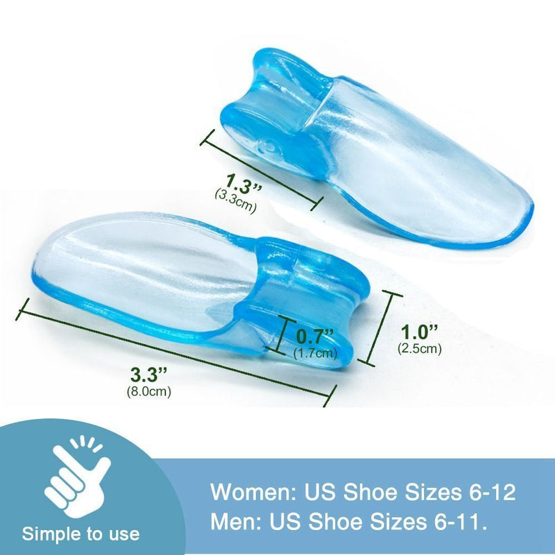 Separator Fingers Corrector Straightener Protector Adjuster Bunion Massager