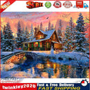 5D DIY Diamond Painting House Full Drill Picture Embroidery Mosaic (1392) Newly