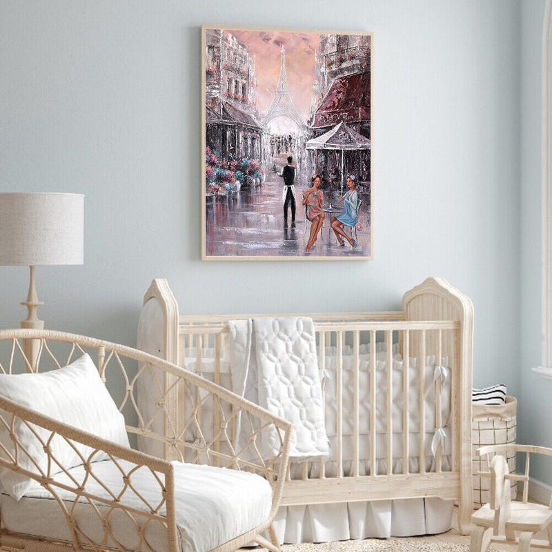 Street Girl Paint By Numbers Kit DIY Frameless Acrylic Picture On Canvas
