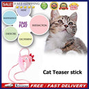 Cat Toys Wearing Feather Dinosaur Animal Funny Cat Stick Kittens Interactive