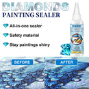 240ml DIY Diamond Painting Conserver Permanent Hold Shine Effect Sealer Glue