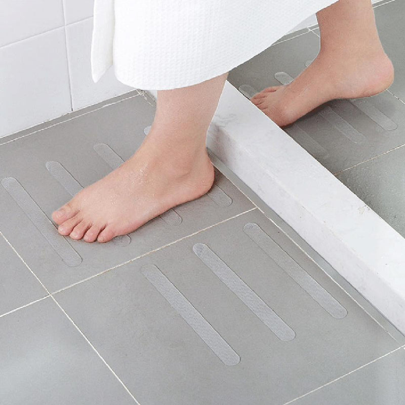 5pcs Stair Bathroom Bathtub Non Slip Shower Strips Flooring Waterproof Tapes