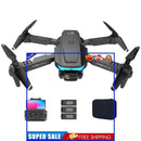 FPV RC Drone 4K HD Dual Camera 2.4G 4CH Quadcopters with 3 Battery (Black)