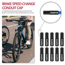 10pcs MTB Road Bike Brake Cable End Caps Inner Wire Tips (Black 5mm Brake) Newly