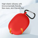 Silicone Earbuds Protective Case Bag w/ Hook for Beats Studio Buds (Red) Newly