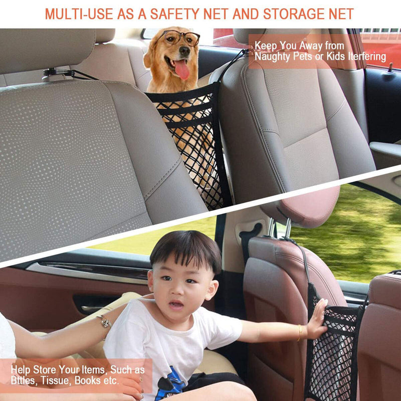 Car Organiser Net Stretchable Universal Three-Layer Storage Net Flexible Laye