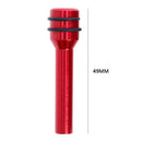Universal Car Door Lock Knob Aluminum Alloy Door Lock Knob 2 inch (Red) Newly