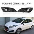 1 Pair Front Bumper Light Grill Fog Lamp Lower Grille for Ford Fiesta 13-17