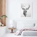 Deer Oil Paint By Numbers Kit DIY Acrylic Painting on Canvas Frameless Drawing