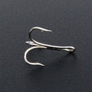 50pcs Barbed Crank Sharp Fishing Hooks Tackles with 3 Anchors (6