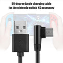 KF42-C Type-C 90 Degree Angle 1.5m Fast Charge Cable Fit for Nintend Switch