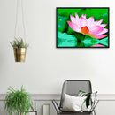 DIY Digital Painting By Numbers Lotus Frameless Canvas Picture Home Decoration