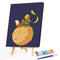 DIY Digital Oil Paint By Numbers Little Prince Color Drawing Picture Home Decor