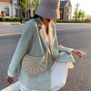 Straw Rope Handmade Woven Small Purse Vacation Beach Shoulder Crossbody Bags